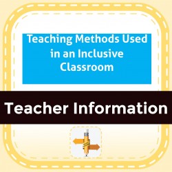 Teaching Methods Used in an Inclusive Classroom