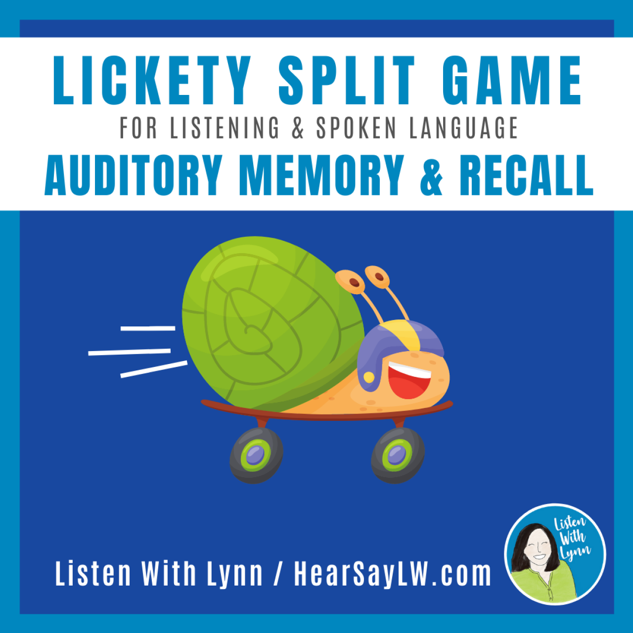 Auditory Memory and Recall Lickety- Split Game