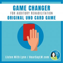 Auditory Rehab-Auditory Training UNO Card Game