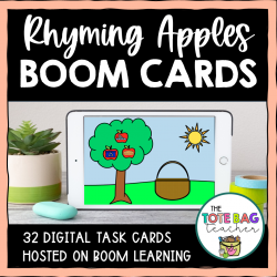 Rhyming Apple Fun Boom Cards
