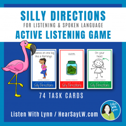 Active Listening and Language Game SILLY DIRECTIONS