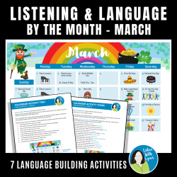 March Listen By the Month - Six Listening and Language Activities