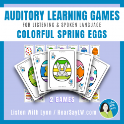 COLORFUL SPRING EGGS Two Listening and Language Games