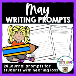 May Writing Prompts for D/HH Students