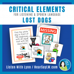 LOST DOGS  Listening for Critical Elements   Following Directions   Descriptive Language