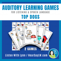TOP DOGS Two Listening and Language Auditory Learning Games