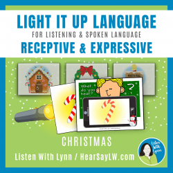 CHRISTMAS Auditory Processing Receptive & Expressive Language Game