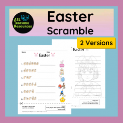 ASL Easter Games: Scramble