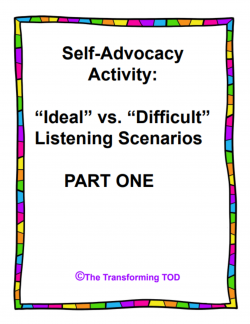 "Ideal" vs. "Difficult" Listening Scenarios