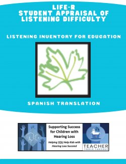 LIFE-R Student Appraisal of Listening Difficulty - Spanish Translation