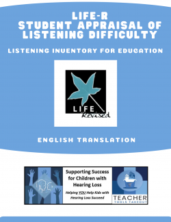LIFE-R Student Appraisal of Listening Difficulty