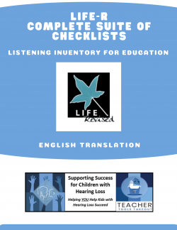 LIFE-R: Listening Inventory For Education-Revised - Complete Suite of Checklists