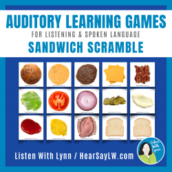 SANDWICH SCRAMBLE 5 Ways to Play Game Listening and Language