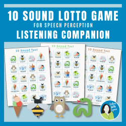 LOTTO 10 Sound Game Companion LMH Speech Perception