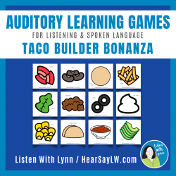 TACO BUILDER BONANZA 5 Ways to Play Game Listening, Language