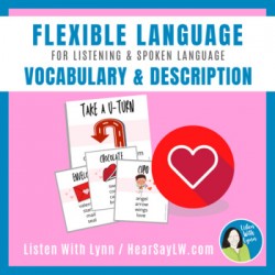 Valentine Flexible Listening Language Vocabulary  Take A U-Turn