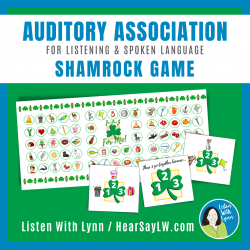Category and Auditory Association  SHAMROCK – Three For Me Game