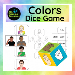 Games for Sign Language: Colors Dice