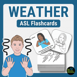 ASL Flashcards – Weather