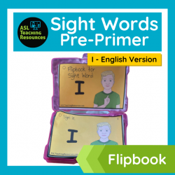 Sight Words – Flipbook I (English)