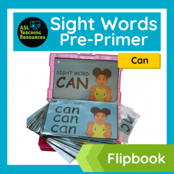 Sight Words - Flipbook CAN