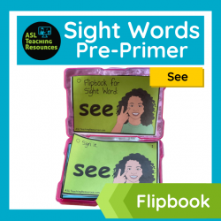 Sight Words - Flipbook SEE