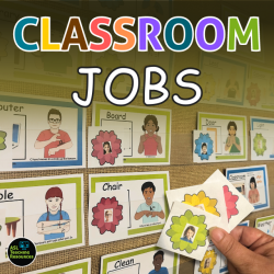 ASL Flashcards Classroom Jobs