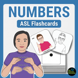 Sign Language Flashcards Numbers 0-10