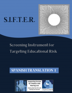 SIFTER - Screening Instrument For Targeting Educational Risk - Spanish Translation 1