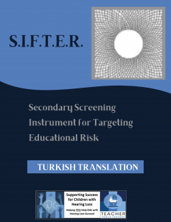 Secondary SIFTER - Screening Instrument For Targeting Educational Risk - Turkish Translation