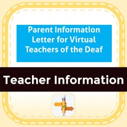 Parent Information Letter for Virtual Teachers of the Deaf (Printable PDF)