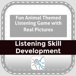 Fun Animal Themed Listening Game with Real Pictures