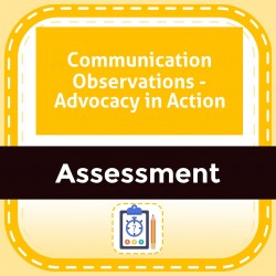 Communication Observations - Advocacy in Action