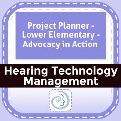 Project Planner - Lower Elementary - Advocacy in Action