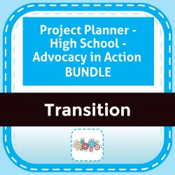 Project Planner - High School - Advocacy in Action  BUNDLE