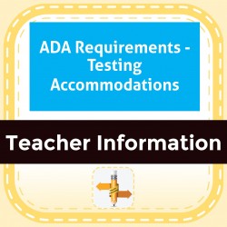 ADA Requirements - Testing Accommodations