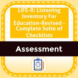 LIFE-R: Listening Inventory For Education-Revised - Complete Suite of Checklists