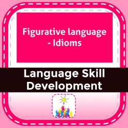 Figurative language - Idioms