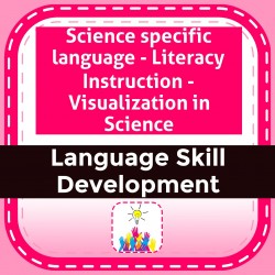 Science specific language - Literacy Instruction - Visualization in Science