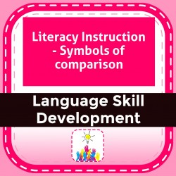 Literacy Instruction - Symbols of comparison