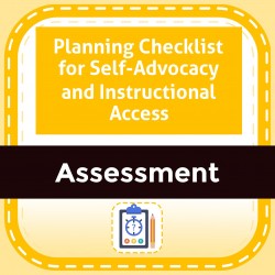 Planning Checklist for Self-Advocacy and Instructional Access
